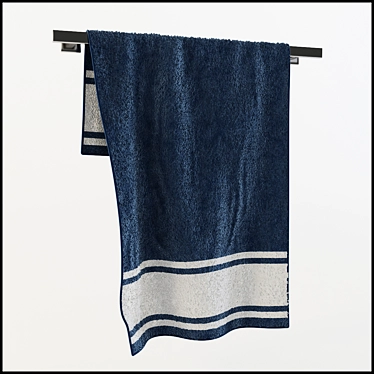 Luxury Terry Cloth Towel 3D model image 1 