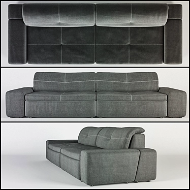 Modular Sofa: Smile ROM 3D model image 1 