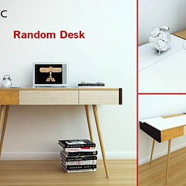 Modern Designer Desk by JRKVC 3D model image 1 