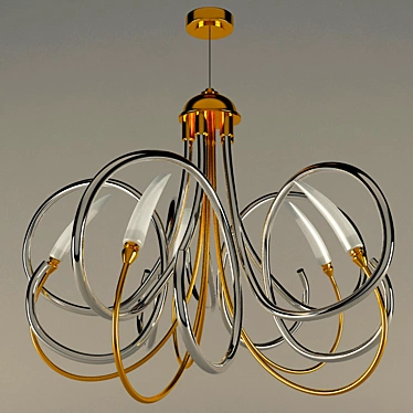 Modern Chandelier Bellart 3D model image 1 