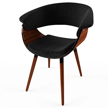 Sleek KoFFee Chair 3D model image 1 