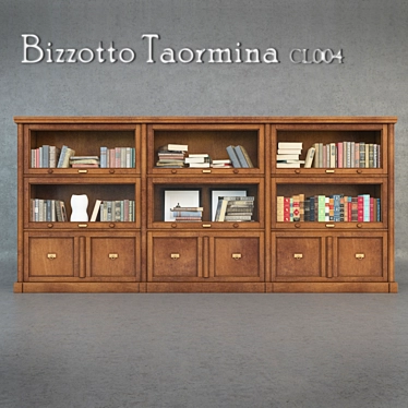 Taormina Bookcase - Stylish and Functional 3D model image 1 