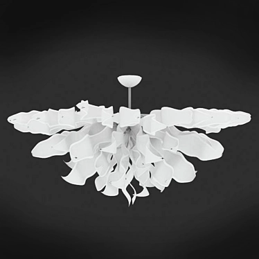 Luxus Bohemia Paula: Elegant Spanish Chandelier 3D model image 1 