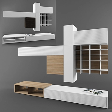 ALPE IRIDE PROPOSTA 1 Modular System - Italian Design 3D model image 1 