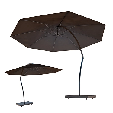 Skyline Sunbrella: Ultimate Sun Protection 3D model image 1 