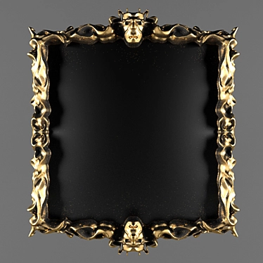 Elegant Reflection: Mirror 3D model image 1 