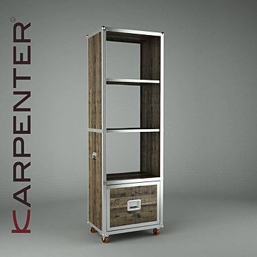 Karpenter Wardrobe: Space-Saving Solution 3D model image 1 