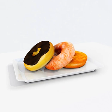  Irresistible Doughnut Delights 3D model image 1 