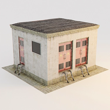 SNIP-compliant Transformer Substation 3D model image 1 