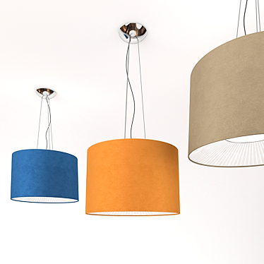 Velvet SP Pendant Lamp: Elegant, Versatile Lighting 3D model image 1 