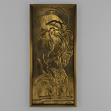 Elegant Bas-01 Bar Relief 3D model image 1 