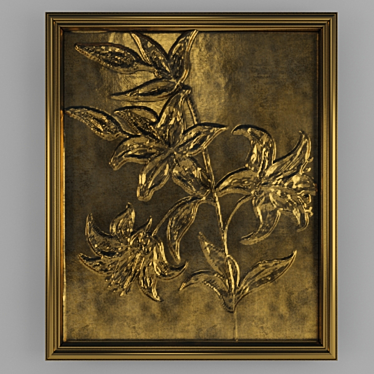 Title: Elegant Bas-09 Relief 3D model image 1 