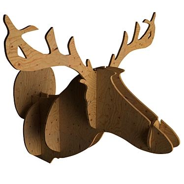 Elegant 3D Deer Model 3D model image 1 