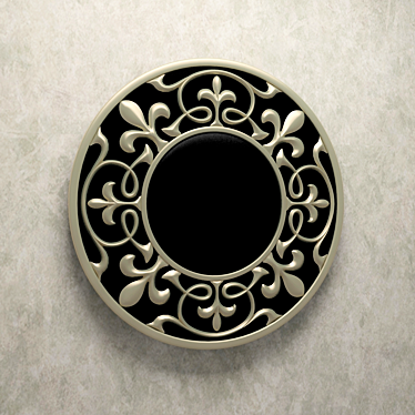 Elegant Carved Dish 3D model image 1 