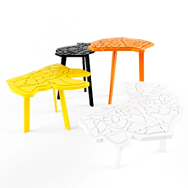 Urban Chic: Casamania City Poliart Tables 3D model image 1 