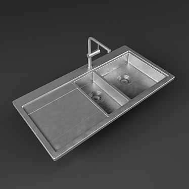 BLANCO DIVON II 6 S-IF Kitchen Sink 3D model image 1 