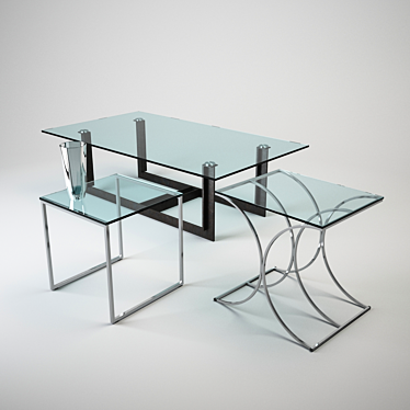 Handcrafted Coffee Tables 3D model image 1 