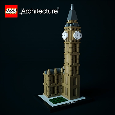 Title: Iconic Big Ben LEGO Set 3D model image 1 