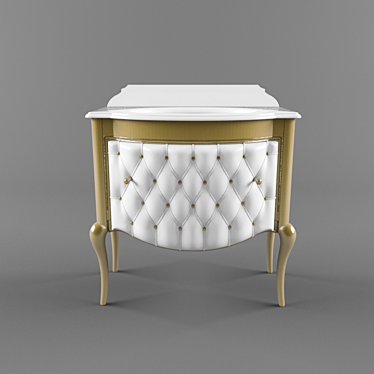 Opulent Capitonne 84cm Vanity 3D model image 1 