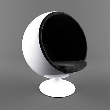 ErgoSphere Chair: Designer Eero Aarnio 3D model image 1 