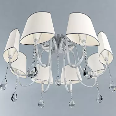 Ethereal Chandelier: Breezelight 1302/PL9 3D model image 1 