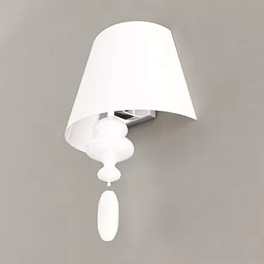 Title: Breezelight 1304/AP: Elegant Wall Lamp 3D model image 1 