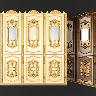 Elegant Wall Panels 3D model image 1 