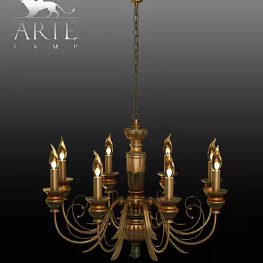 Chandelier hanging ARTE LAMP A9075LM-8GA DORATURA 8xE14 60W