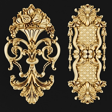 Fretwork. Carving.

 Intricate Woodwork Art 3D model image 1 