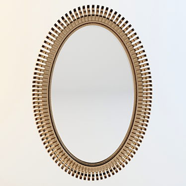 Reflective Amerind Mirror 3D model image 1 