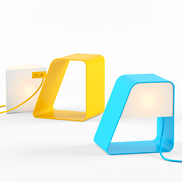 Z&S USB Portable Lamp 3D model image 1 