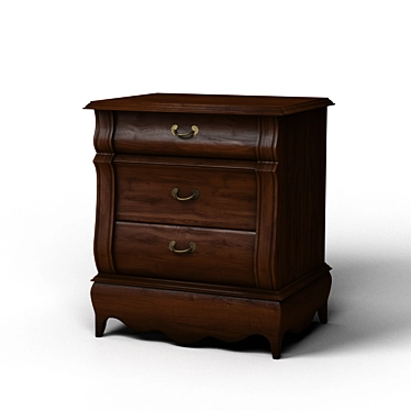 Modern Bedside Table 3D model image 1 