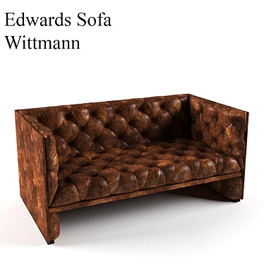 Elegant Edwards Sofa by Wittmann 3D model image 1 