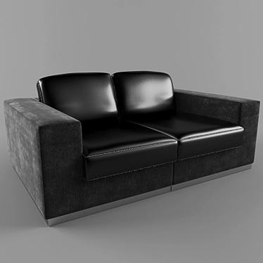 Elegant GS Sofa 3D model image 1 