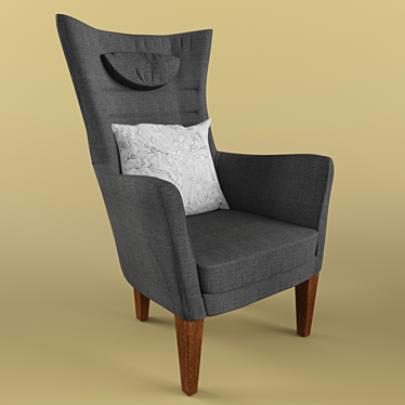 Modern Minimalist Stockholm Chair - Sleek and Stylish Seating 3D model image 1 