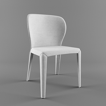 Elegant Vale Chair: Antonello Italia 3D model image 1 