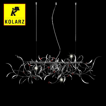 Elegant Kolarz Chandelier 3D model image 1 