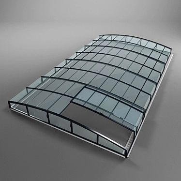 Stylish Pool Pavilion: Casablanca Infinity B 3D model image 1 