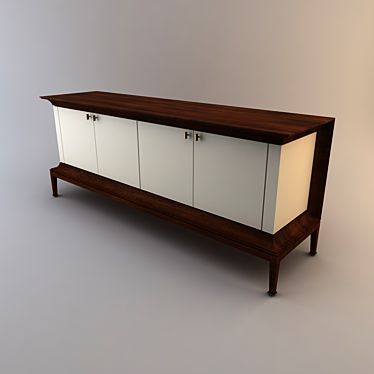 Elegant Thomas Pheasant Chest 3D model image 1 