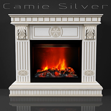 Silverfire Electric Fireplace 3D model image 1 