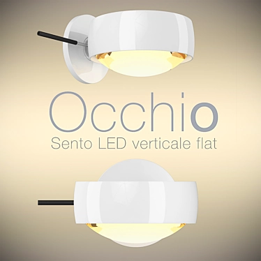 Occhio Sento LED: Stylish, Versatile Wall Luminaire 3D model image 1 