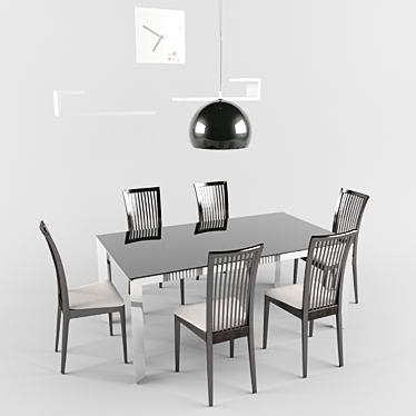 Calligaris Composition: Modern Elegance at its Finest 3D model image 1 