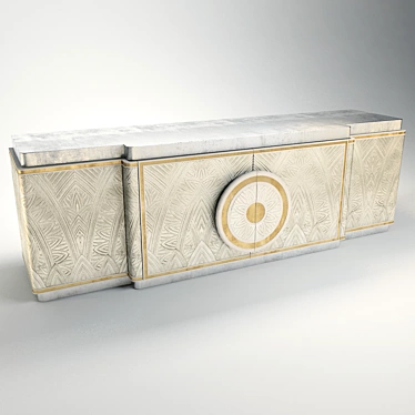 Alchymia Erasmo: Art Deco Glamour Commode 3D model image 1 