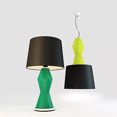 Elegant Barovier Lamp: Timeless Beauty 3D model image 1 