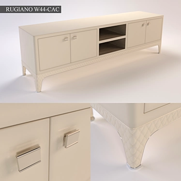 Elegant TV Stand by RUGIANO 3D model image 1 