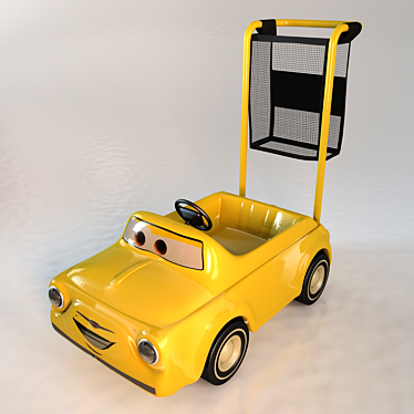 Multipurpose Shopping Cart 3D model image 1 