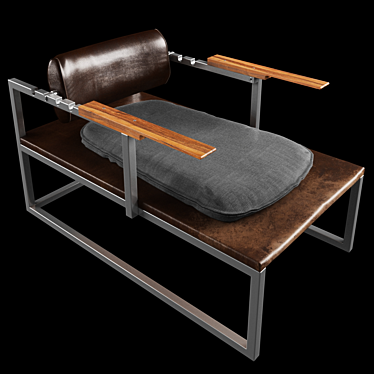 Sleek VERDEN Quintal Chair 3D model image 1 