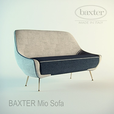 Elegant Mio Sofa 3D model image 1 