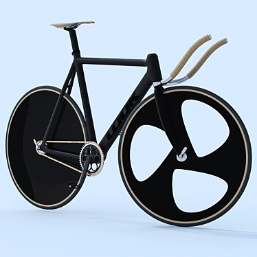 Custom Track Bike Look 3D model image 1 