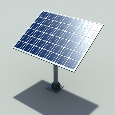 EcoPower Solar Cell 3D model image 1 